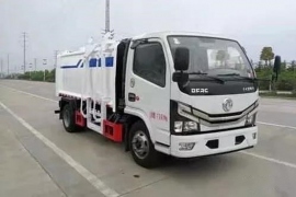 东风5方侧装压缩垃圾车